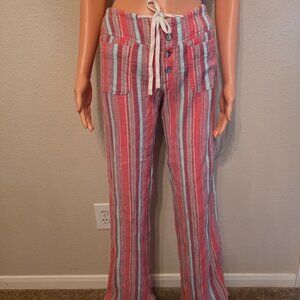 Sundance "Gigi" Striped Women's Pants, Size XS